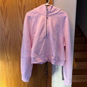 Lululemon Pink Half-Zip Hoodie